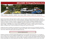 Desktop Screenshot of bargecharters.com