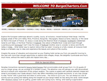 Tablet Screenshot of bargecharters.com